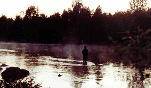 A great pool in river Byske Sweden